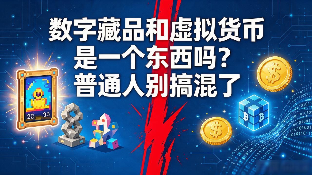 数字藏品和虚拟货币的区别_NFT与虚拟货币区别_数字藏品虚拟货币